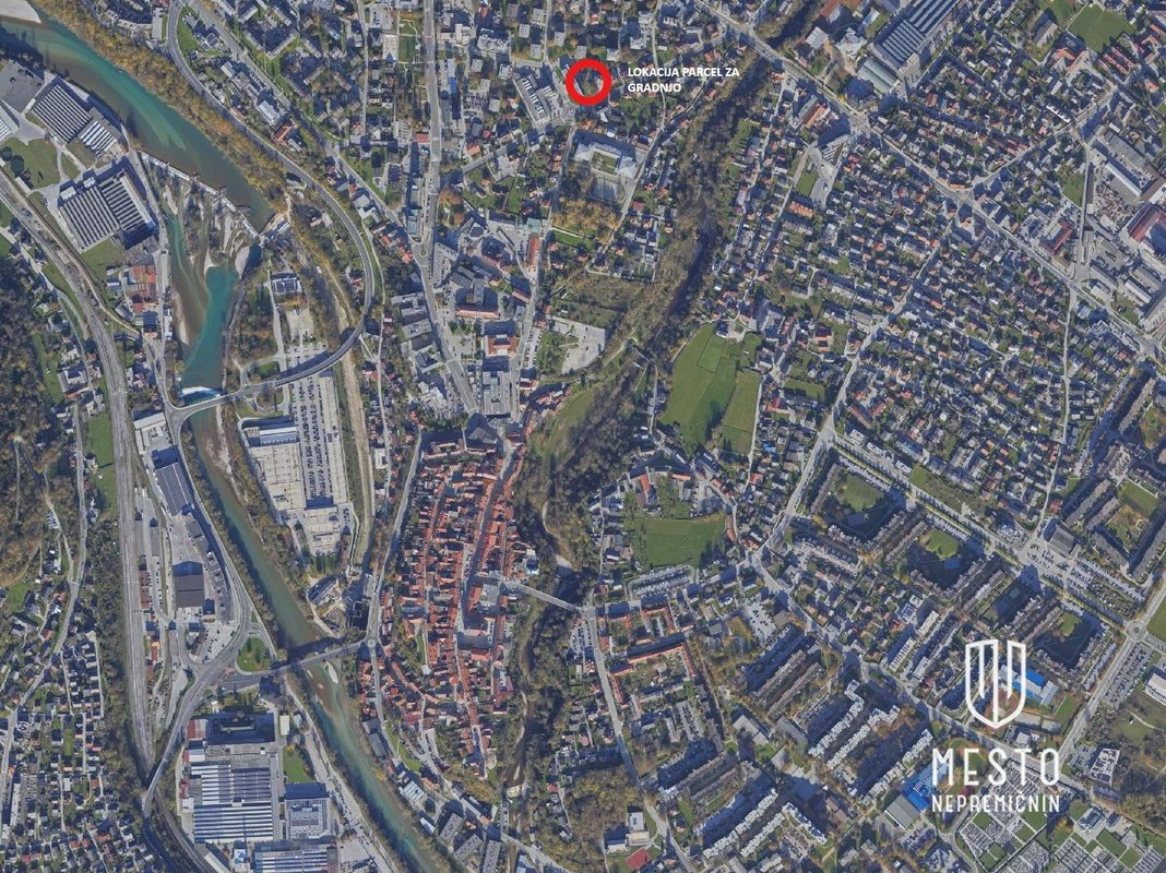Plot with a conceptual design – Kranj city centre – 5