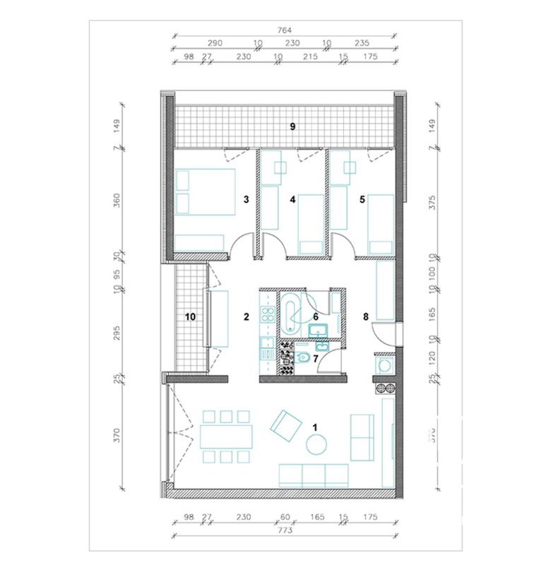 Four-bedroom apartment in Mengeš – 12