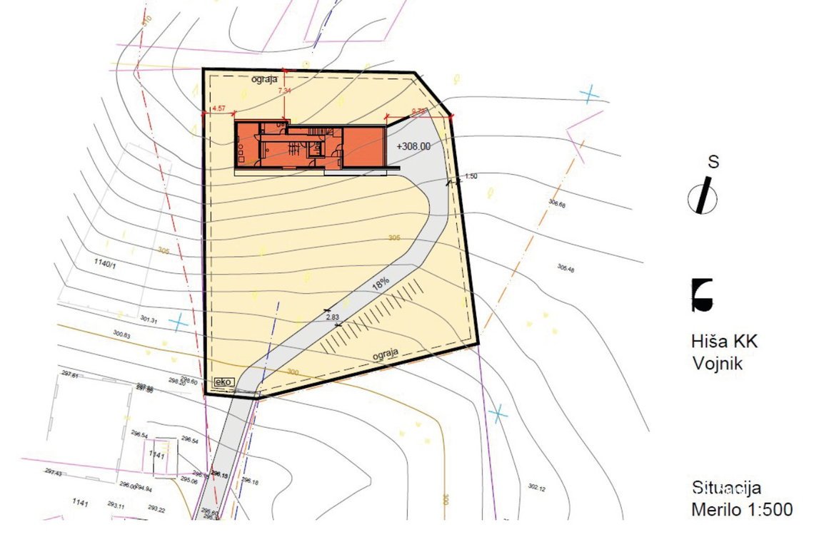Buildable parcel with granted building permit and paid communal contribution in Vojnik – 2