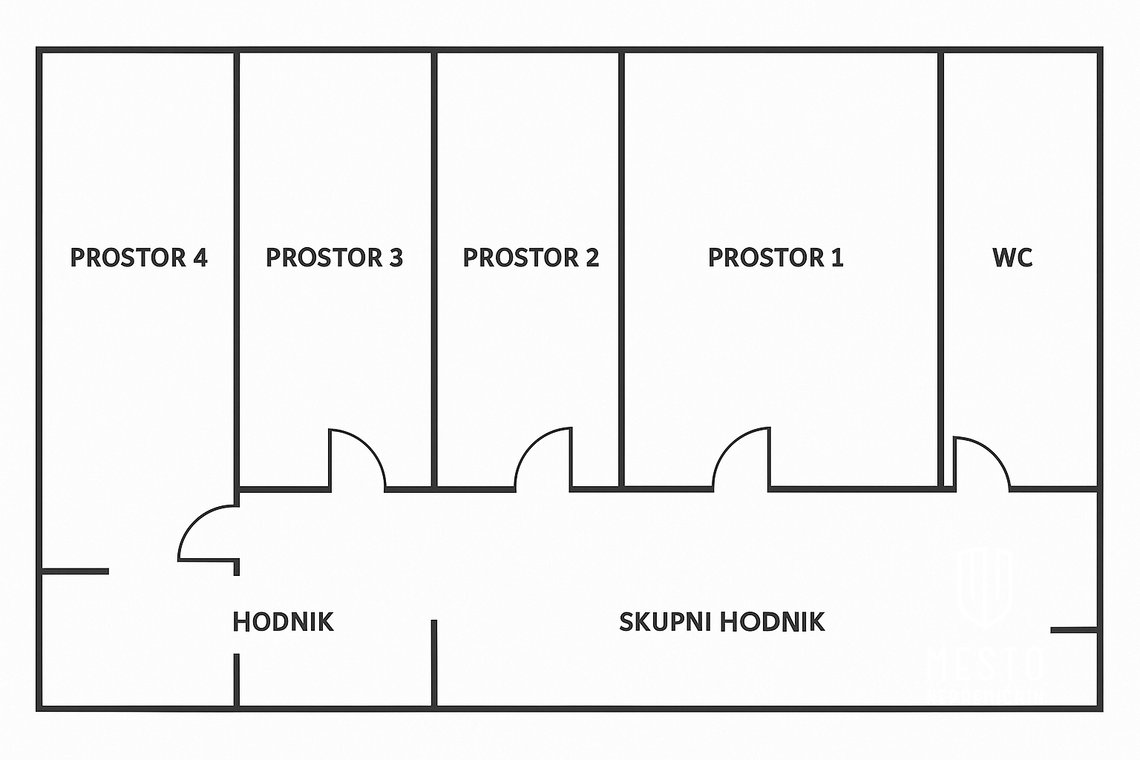 Commercial space in Štepanjsko naselje with the possibility of conversion into a dwelling (PK/4 floor, built in 1944) – 15