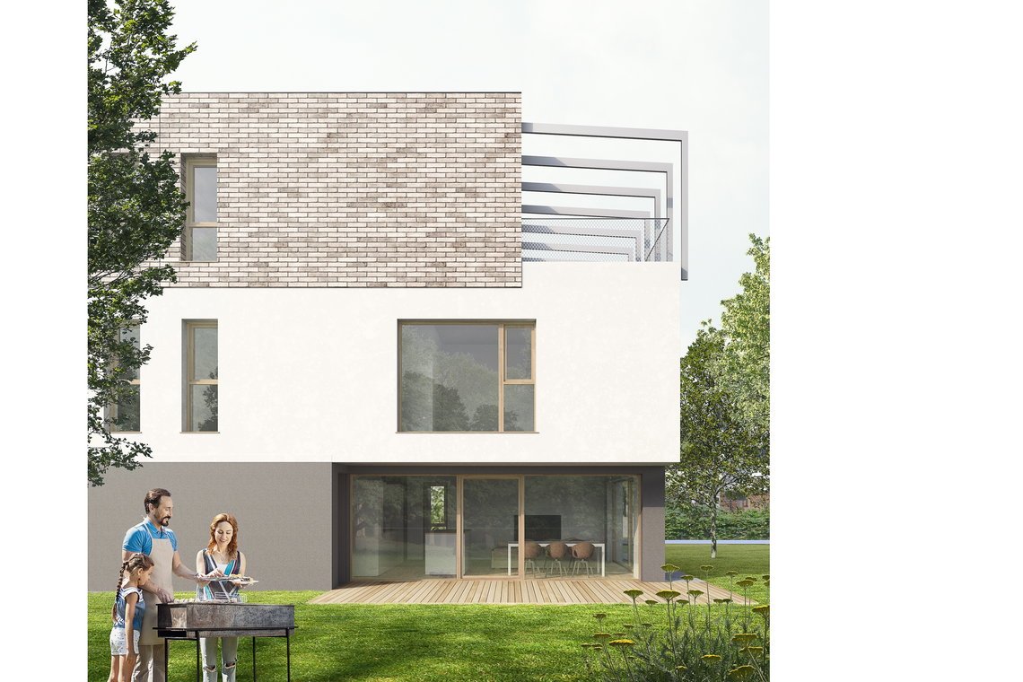 Buildable plot for a residential duplex (Unit A and B) – 4