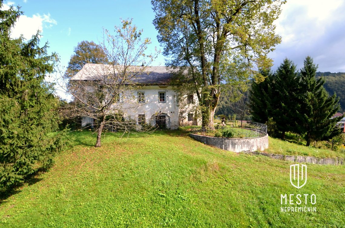 Namršelj Manor and a standalone house with large land in Želimlje near Škofljica (K+P+1+M, house built in 2010, manor built in 1720, total land area 62,981 m²) – 8