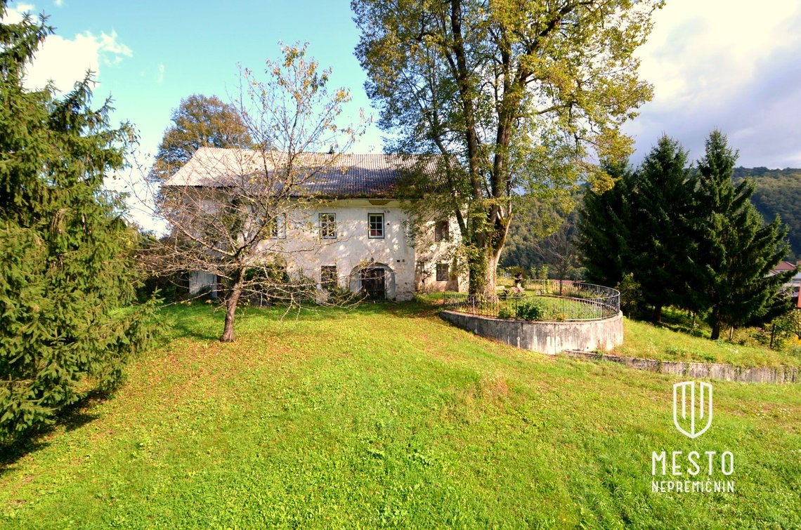 Namršelj Manor and a standalone house with large land in Želimlje near Škofljica (K+P+1+M, house built in 2010, manor built in 1720, total land area 62,981 m²) – 9