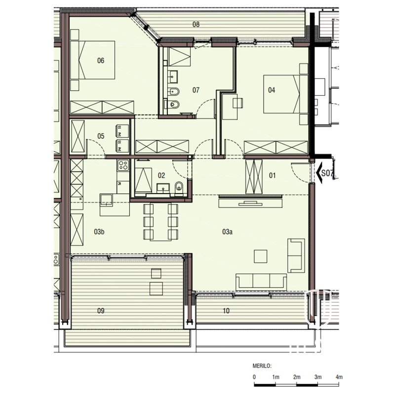 Premium 3-bedroom apartment in Residence Preska – 7
