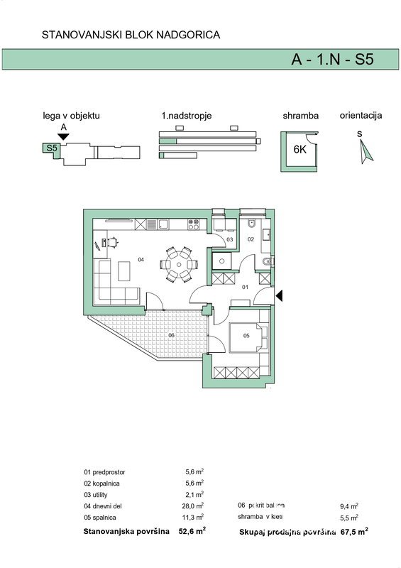 Two-bedroom apartment in Nadgorica – 11